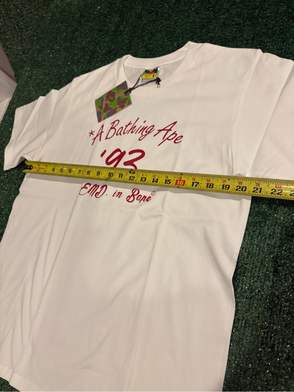 A Bathing Ape '93 White Short-Sleeve Graphic Tee - Picture 5 of 8